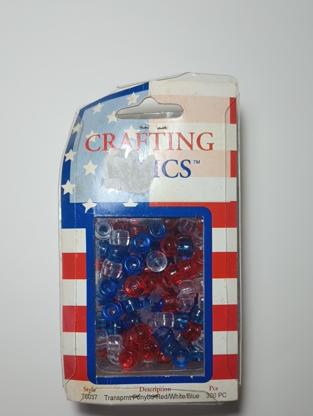 3/$15 Transparent Pony Beads 300pc Westrim Crafts 048492896398 76037-8E-401